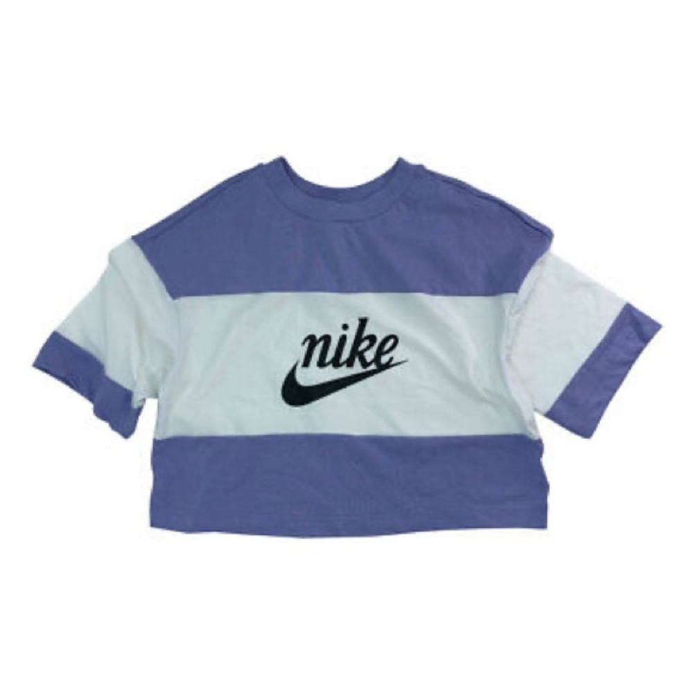 Nike Vintage Pastel Purple Crop Top - Picture 1 of 3
